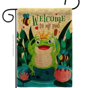 Garden Flag Bugs Frogs G192582 B