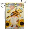 Blooming Gnome - Bugs & Frogs Garden Friends Vertical Impressions Decorative Flags HG192669 Made In USA