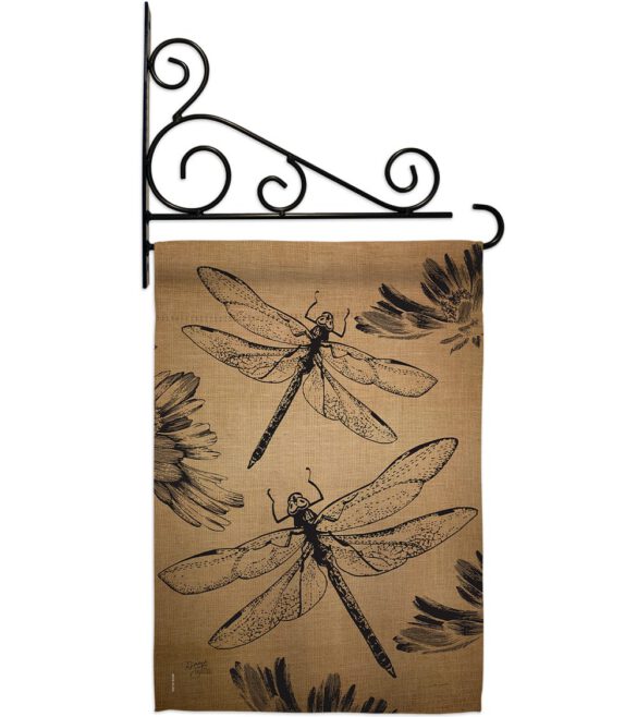 Dragonfly - Bugs & Frogs Garden Friends Vertical Impressions Decorative Flags HG104001 Made In USA - Image 11
