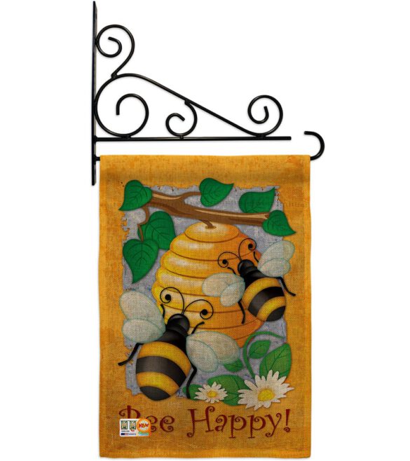 Bee Happy - Bugs & Frogs Garden Friends Vertical Impressions Decorative Flags HG104077 Made In USA - Image 12