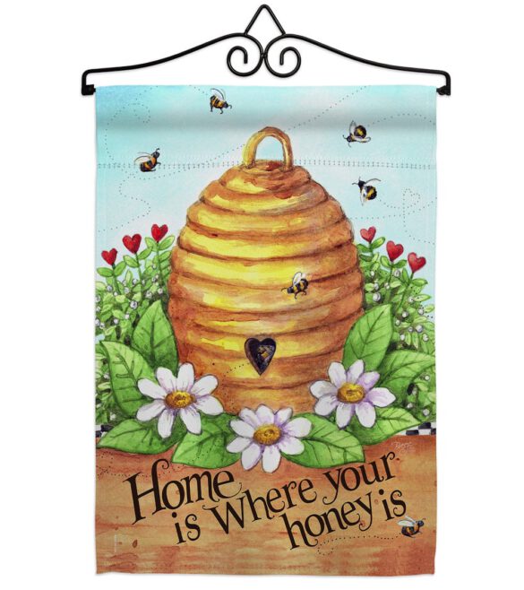 Bee Hive Home - Bugs & Frogs Garden Friends Vertical Impressions Decorative Flags HG104083 Made In USA - Image 7