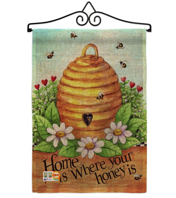 Bee Hive Home - Bugs & Frogs Garden Friends Vertical Impressions Decorative Flags HG104083 Made In USA - Image 10