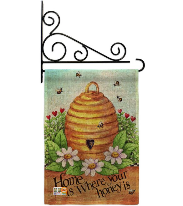 Bee Hive Home - Bugs & Frogs Garden Friends Vertical Impressions Decorative Flags HG104083 Made In USA - Image 12