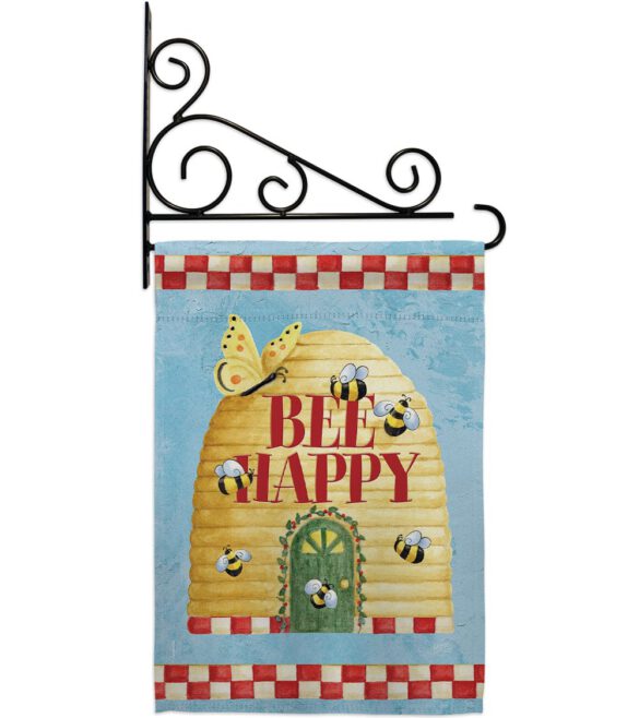 Bee Happy Hive - Bugs & Frogs Garden Friends Vertical Impressions Decorative Flags HG104089 Made In USA - Image 11