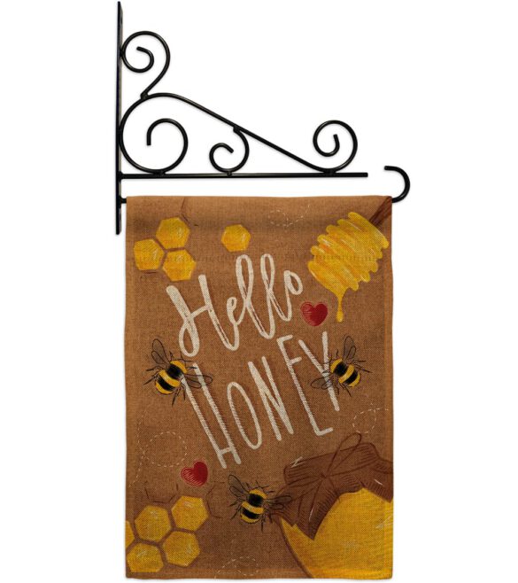 Hello Honey - Bugs & Frogs Garden Friends Vertical Impressions Decorative Flags HG104102 Made In USA - Image 14
