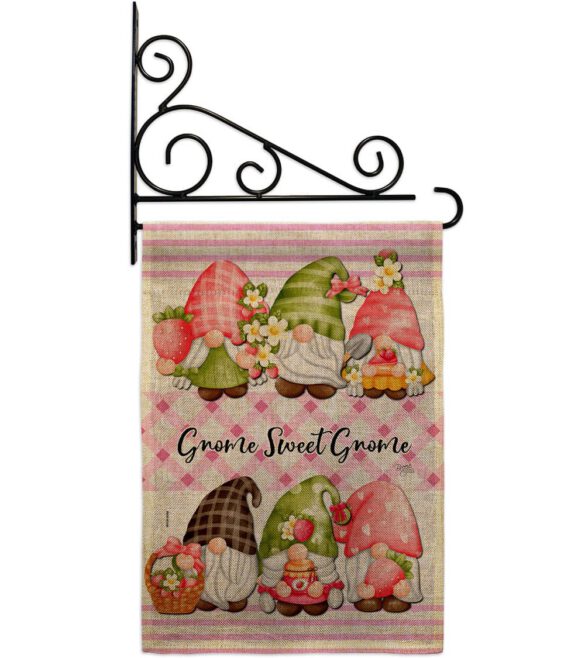 Gnome Sweet Gnome - Bugs & Frogs Garden Friends Vertical Impressions Decorative Flags HG104138 Made In USA - Image 18