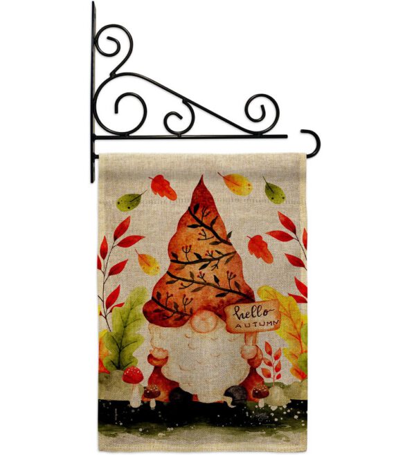 Fall Gnome - Bugs & Frogs Garden Friends Vertical Impressions Decorative Flags HG104142 Made In USA - Image 20