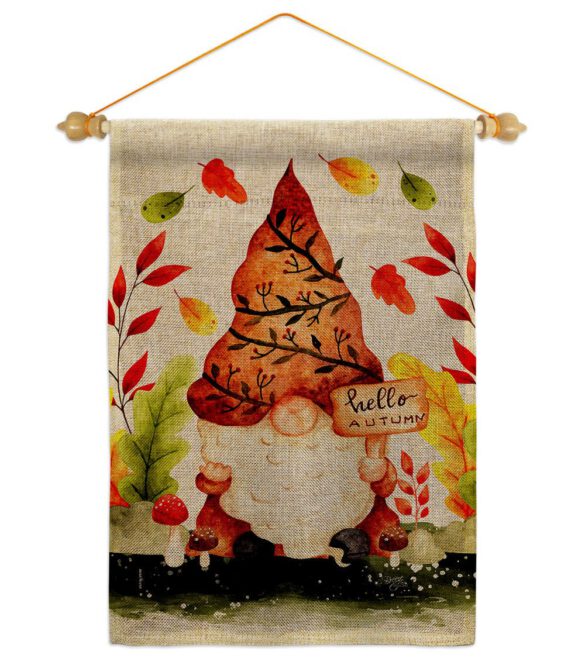Fall Gnome - Bugs & Frogs Garden Friends Vertical Impressions Decorative Flags HG104142 Made In USA - Image 22