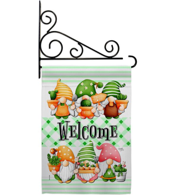 Cactus Gnome - Bugs & Frogs Garden Friends Vertical Impressions Decorative Flags HG104153 Made In USA - Image 8