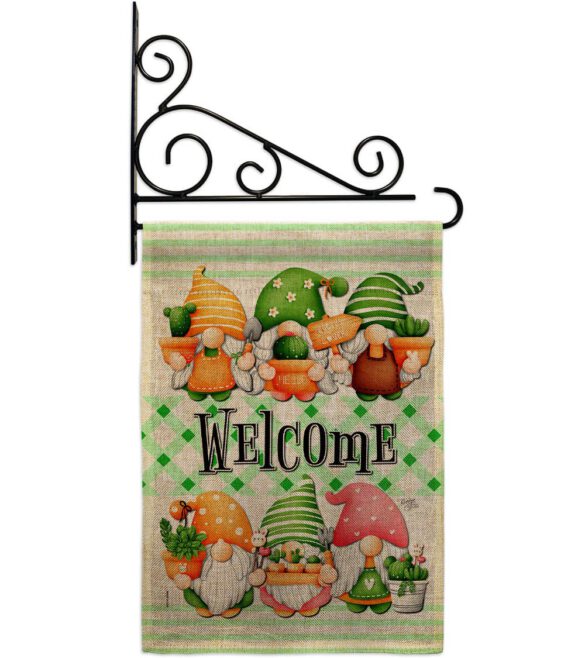 Cactus Gnome - Bugs & Frogs Garden Friends Vertical Impressions Decorative Flags HG104153 Made In USA - Image 20