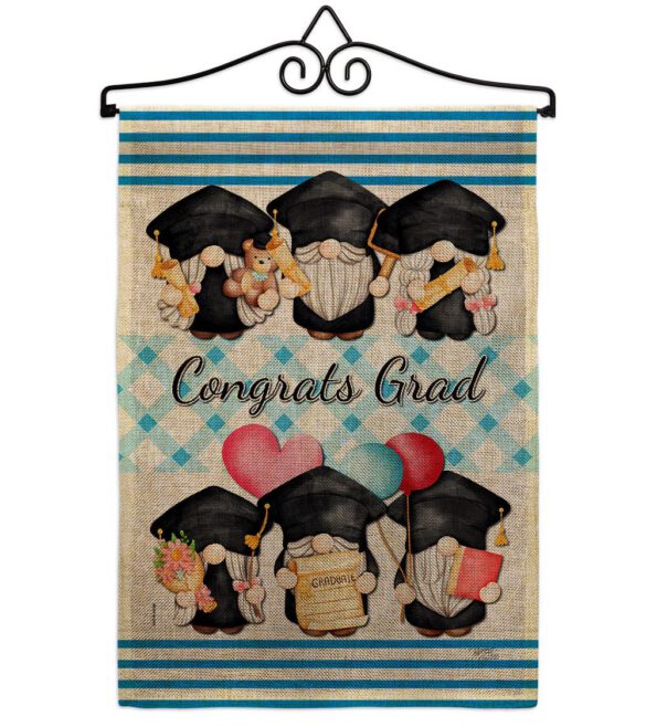 Grad Gnome - Bugs & Frogs Garden Friends Vertical Impressions Decorative Flags HG104158 Made In USA - Image 19