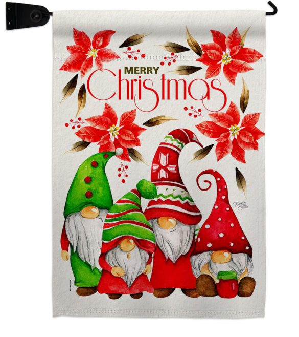 Christmas Gnome Family - Bugs & Frogs Garden Friends Vertical Impressions Decorative Flags HG104166 Made In USA - Image 9