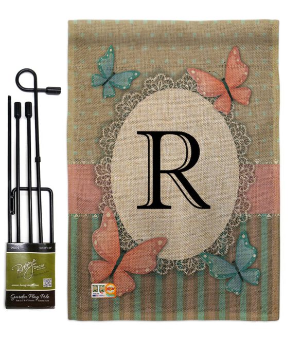 Butterflies R Initial - Bugs & Frogs Garden Friends Vertical Impressions Decorative Flags HG130148 Made In USA - Image 9