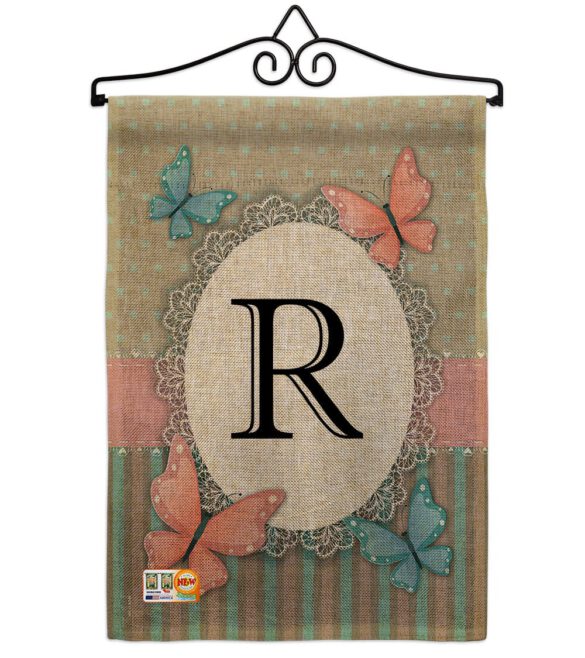 Butterflies R Initial - Bugs & Frogs Garden Friends Vertical Impressions Decorative Flags HG130148 Made In USA - Image 10