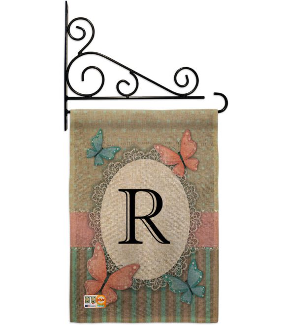 Butterflies R Initial - Bugs & Frogs Garden Friends Vertical Impressions Decorative Flags HG130148 Made In USA - Image 12