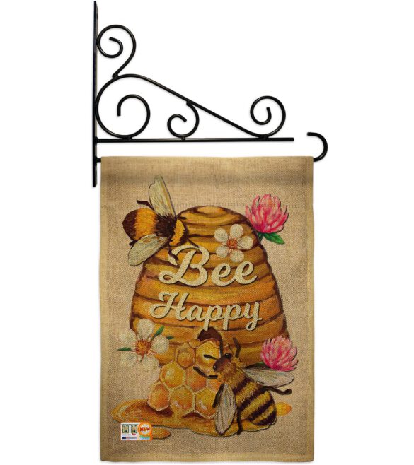 Bee Happy - Bugs & Frogs Garden Friends Vertical Impressions Decorative Flags HG137025 Made In USA - Image 12