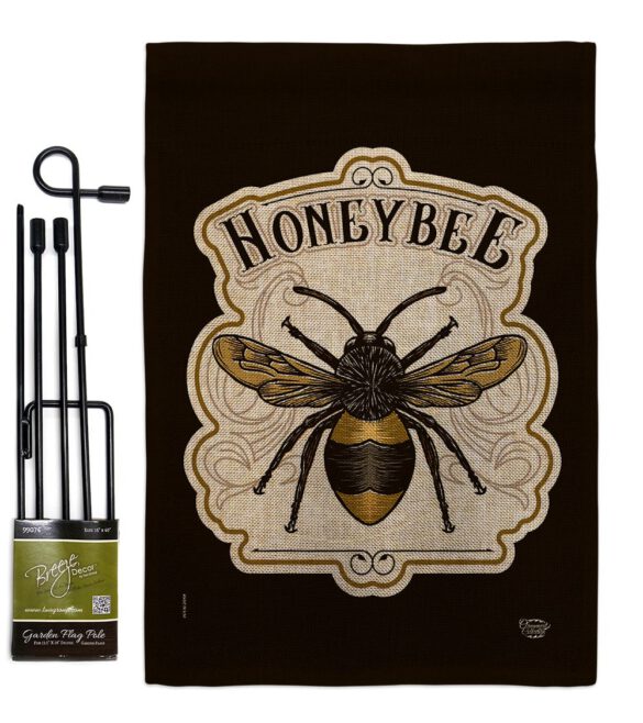 Bee - Bugs & Frogs Garden Friends Vertical Impressions Decorative Flags HG192302 Made In USA - Image 12