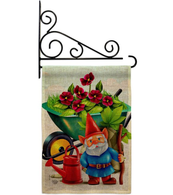 Garden Gnome - Bugs & Frogs Garden Friends Vertical Impressions Decorative Flags HG192457 Made In USA - Image 18
