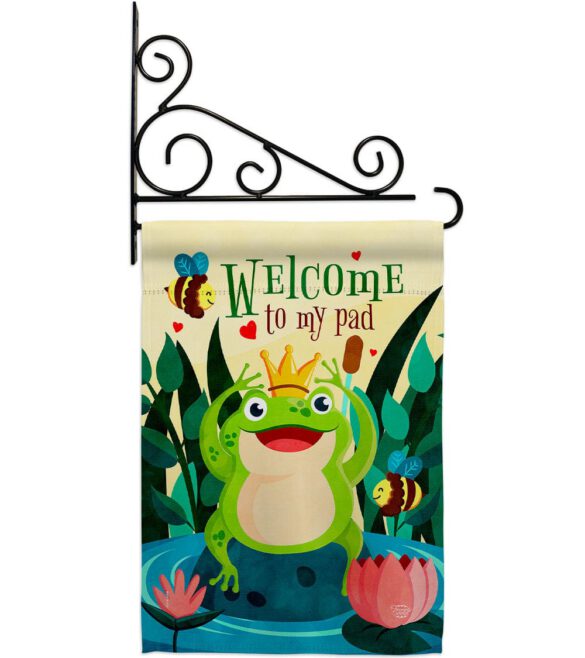 Frog Welcome - Bugs & Frogs Garden Friends Vertical Impressions Decorative Flags HG192582 Made In USA - Image 8