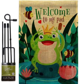 Garden Flag Bugs Frogs GS192582 B