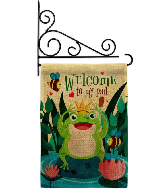 Frog Welcome - Bugs & Frogs Garden Friends Vertical Impressions Decorative Flags HG192582 Made In USA - Image 18