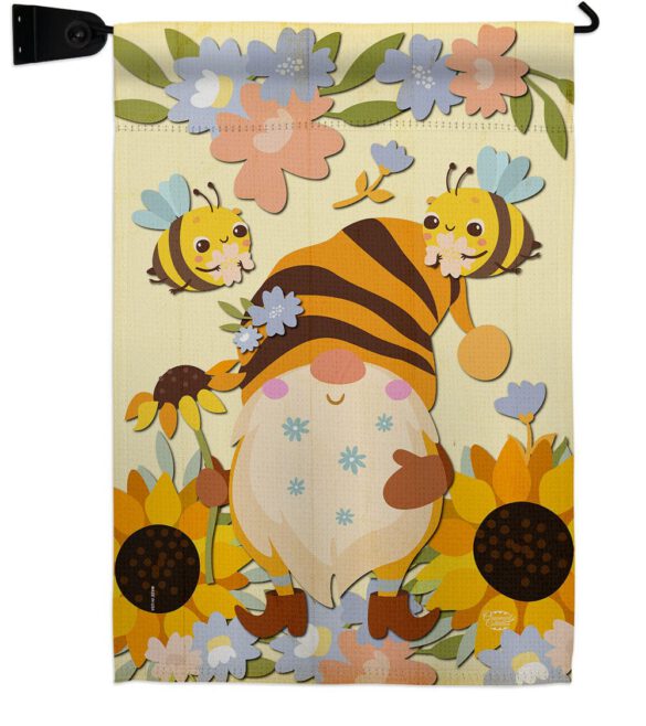 Blooming Gnome - Bugs & Frogs Garden Friends Vertical Impressions Decorative Flags HG192669 Made In USA - Image 9