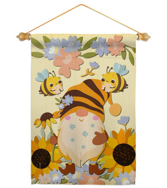Blooming Gnome - Bugs & Frogs Garden Friends Vertical Impressions Decorative Flags HG192669 Made In USA - Image 10