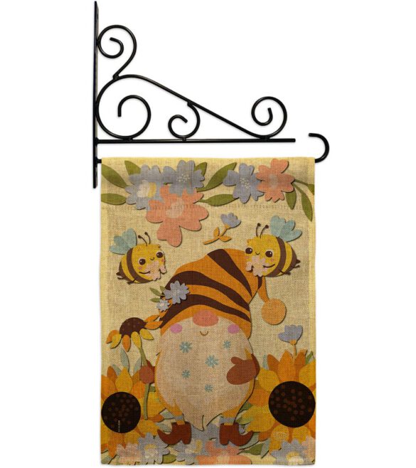 Blooming Gnome - Bugs & Frogs Garden Friends Vertical Impressions Decorative Flags HG192669 Made In USA - Image 20