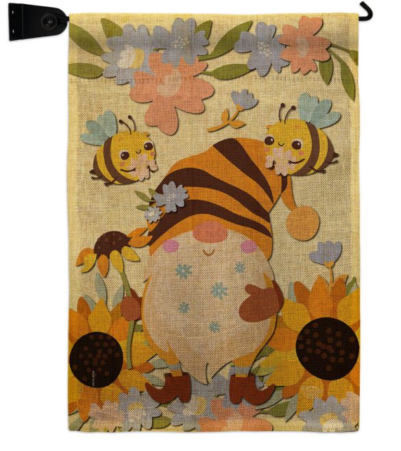 Blooming Gnome - Bugs & Frogs Garden Friends Vertical Impressions Decorative Flags HG192669 Made In USA - Image 21