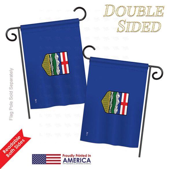 Alberta - Canada Provinces Flags of the World Vertical Impressions Decorative Flags HG140932 Printed In USA - Image 5