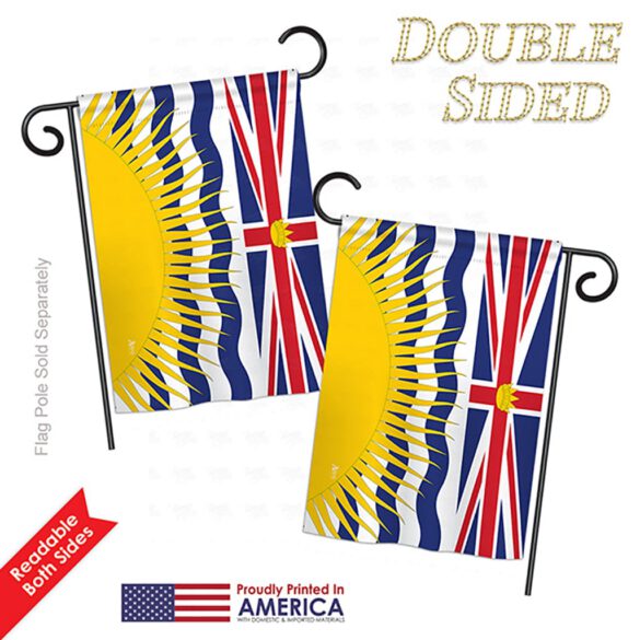 British Columbia - Canada Provinces Flags of the World Vertical Impressions Decorative Flags HG140933 Printed In USA - Image 4