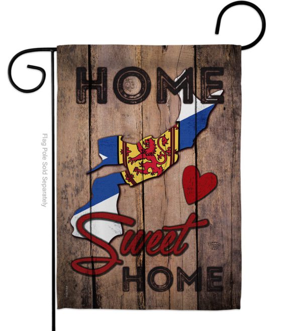 Canada Provinces Nova Scotia Home Sweet Home - Canada Provinces Flags of the World Vertical Impressions Decorative Flags HG191174 Made In USA