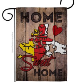 Canada Provinces Nunavut Home Sweet Home - Canada Provinces Flags of the World Vertical Impressions Decorative Flags HG191181 Made In USA