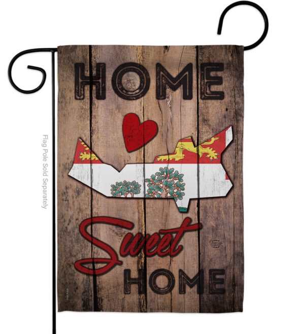 Canada Provinces Prince Edward Island Home Sweet Home - Canada Provinces Flags of the World Vertical Impressions Decorative Flags HG191183 Made In USA