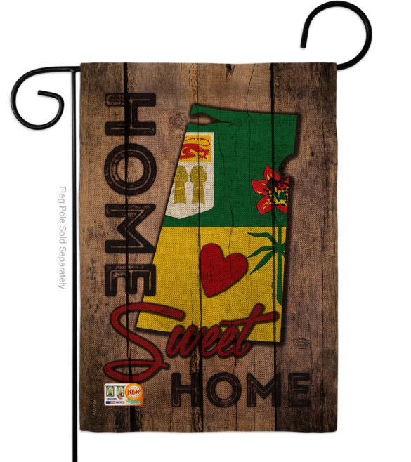 Canada Provinces Saskatchewan Home Sweet Home - Canada Provinces Flags of the World Vertical Impressions Decorative Flags HG191184 Made In USA - Image 8