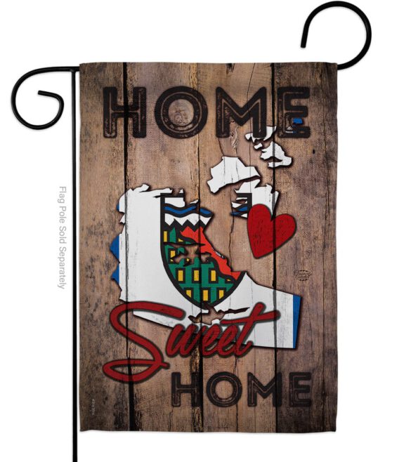 Canada Provinces Northwest Territories Home Sweet Home - Canada Provinces Flags of the World Vertical Impressions Decorative Flags HG191185 Made In USA