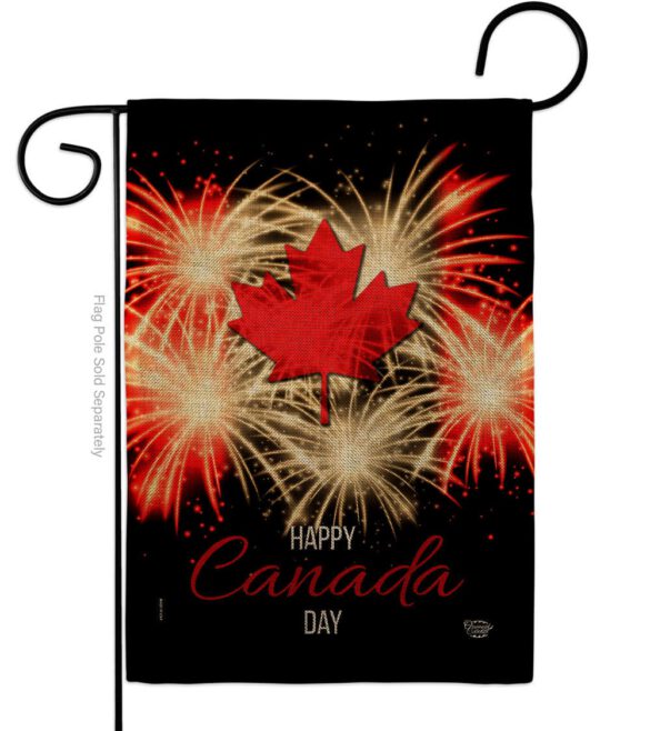 Firework Canada Day - Canada Provinces Flags of the World Vertical Impressions Decorative Flags HG192515 Made In USA - Image 11