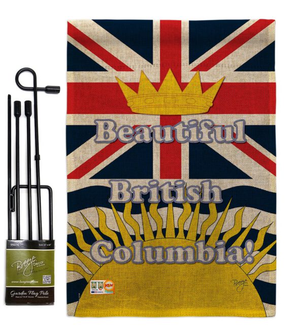 British Columbia - Canada Provinces Flags of the World Vertical Impressions Decorative Flags HG108164 Made In USA - Image 9