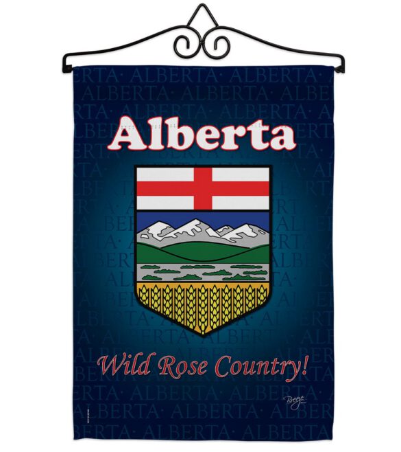 Alberta - Canada Provinces Flags of the World Vertical Impressions Decorative Flags HG108166 Made In USA - Image 8