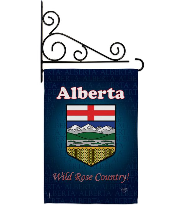Alberta - Canada Provinces Flags of the World Vertical Impressions Decorative Flags HG108166 Made In USA - Image 12