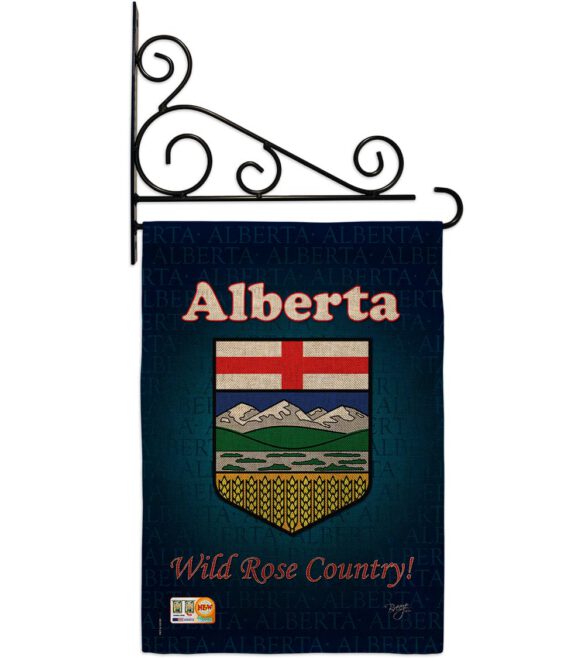 Alberta - Canada Provinces Flags of the World Vertical Impressions Decorative Flags HG108166 Made In USA - Image 13