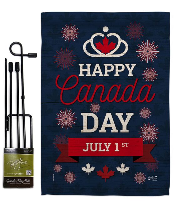 Canada Day July 1st - Canada Provinces Flags of the World Vertical Impressions Decorative Flags HG137291 Made In USA - Image 4