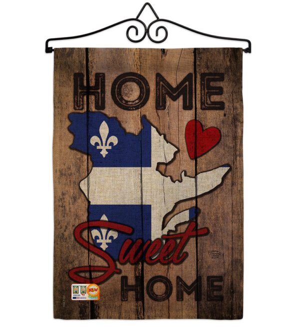 Canada Provinces Quebec Home Sweet Home - Canada Provinces Flags of the World Vertical Impressions Decorative Flags HG191173 Made In USA - Image 10