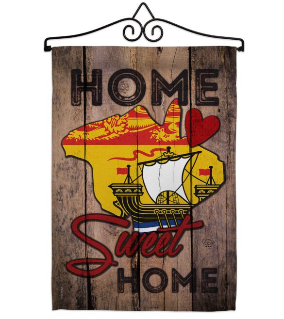 Canada Provinces New Brunswick Home Sweet Home - Canada Provinces Flags of the World Vertical Impressions Decorative Flags HG191175 Made In USA - Image 7