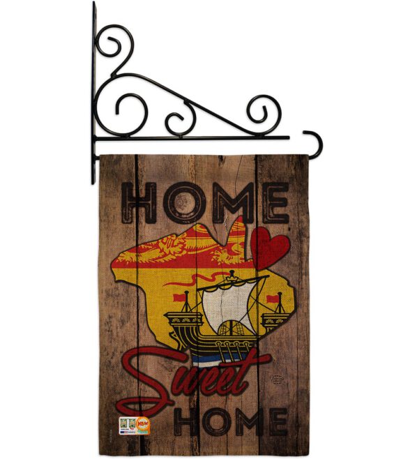 Canada Provinces New Brunswick Home Sweet Home - Canada Provinces Flags of the World Vertical Impressions Decorative Flags HG191175 Made In USA - Image 12