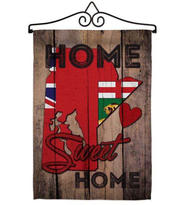 Canada Provinces Manitoba Home Sweet Home - Canada Provinces Flags of the World Vertical Impressions Decorative Flags HG191176 Made In USA - Image 7