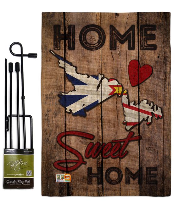 Canada Provinces Newfoundland and Labrador Home Sweet Home - Canada Provinces Flags of the World Vertical Impressions Decorative Flags HG191182 Made In USA - Image 9