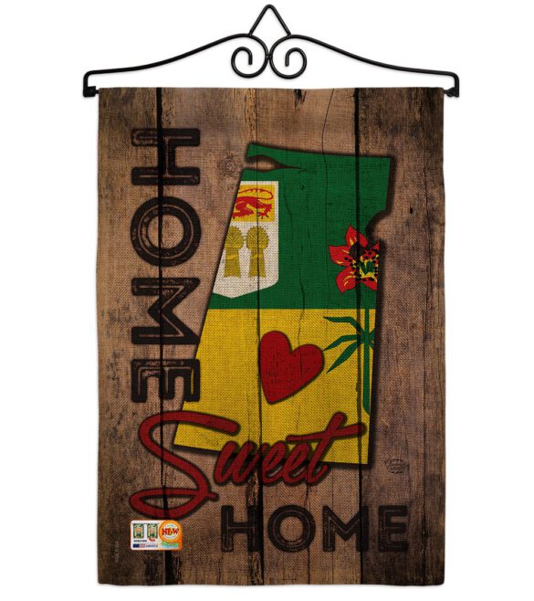 Canada Provinces Saskatchewan Home Sweet Home - Canada Provinces Flags of the World Vertical Impressions Decorative Flags HG191184 Made In USA - Image 10