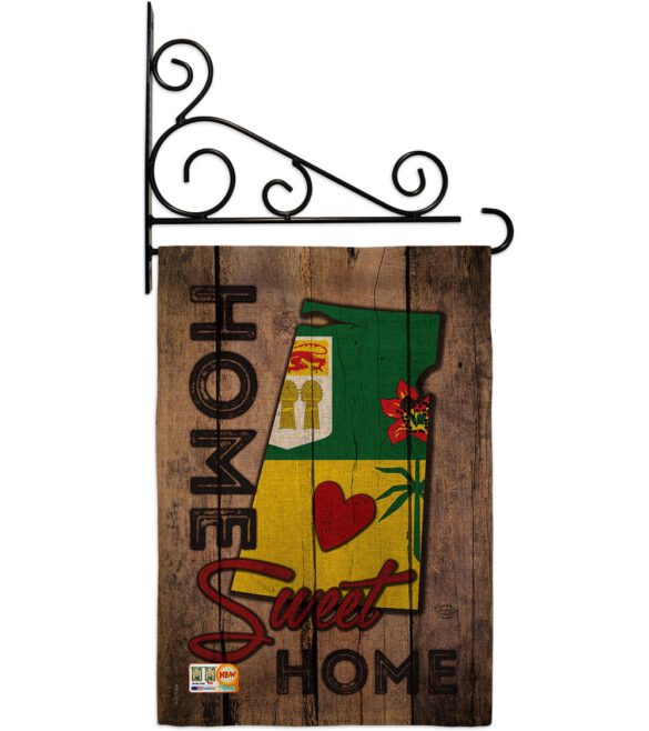 Canada Provinces Saskatchewan Home Sweet Home - Canada Provinces Flags of the World Vertical Impressions Decorative Flags HG191184 Made In USA - Image 12