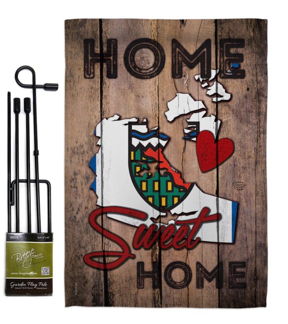 Canada Provinces Northwest Territories Home Sweet Home - Canada Provinces Flags of the World Vertical Impressions Decorative Flags HG191185 Made In USA - Image 4